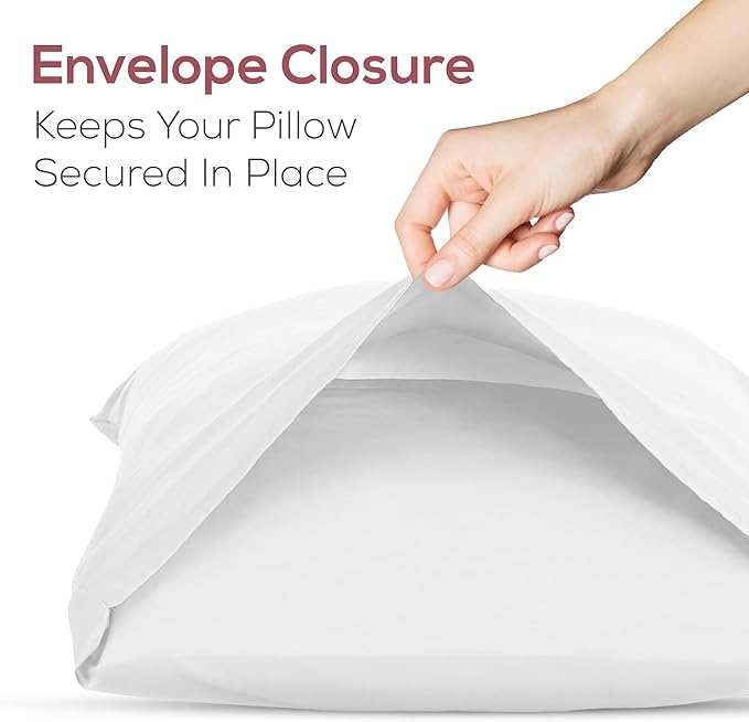 Linen Pillowcase Set - King - 2 Pack - 2 Piece