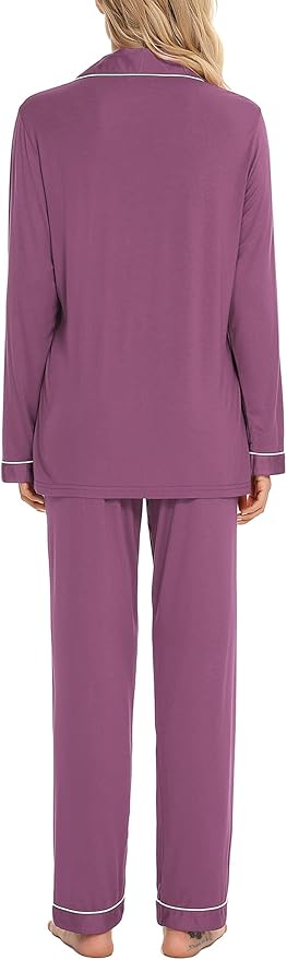Women's Pants Pajama Set - Long Sleeve - 2 Piece