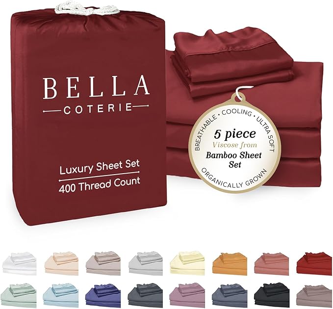 Bamboo Cooling Bed Sheet Set - Split King