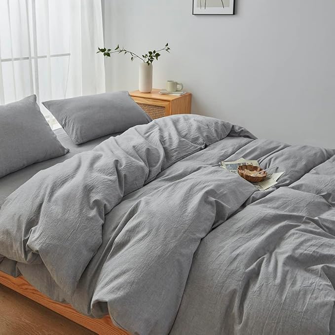 Linen Duvet Cover Set - Queen