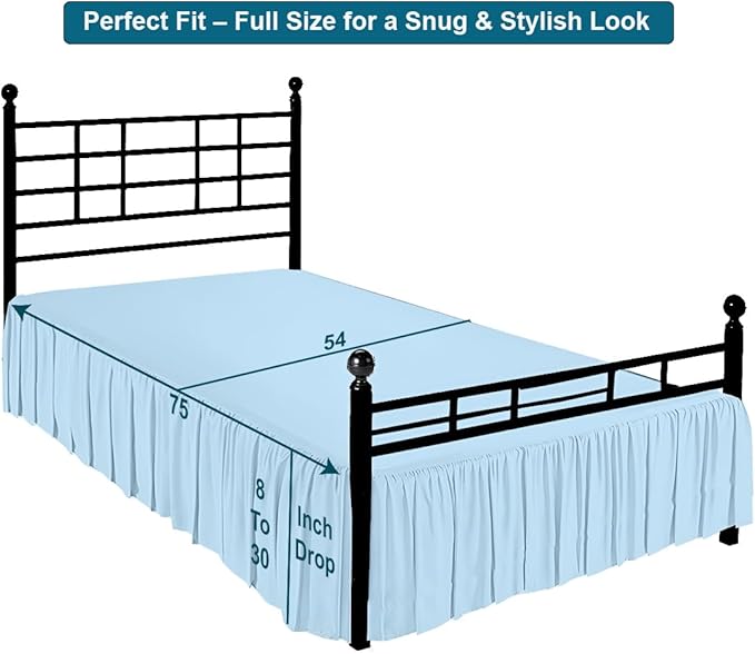 Linen Bed Skirt - Full
