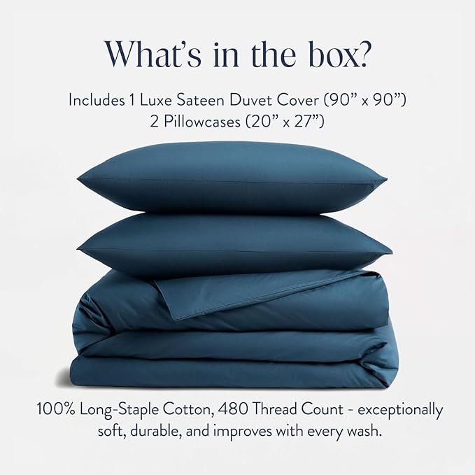 100% Cotton Duvet Cover Set - Queen