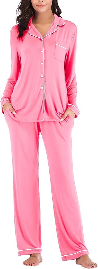 Women's Pajama Set - Long Sleeve - 2 Piece