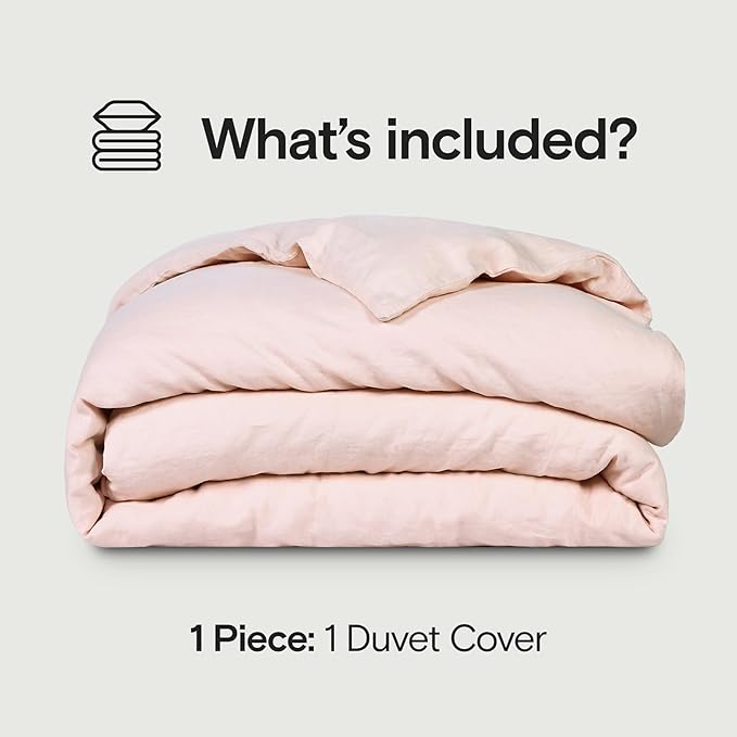 Linen Cooling Duvet Cover Set - Queen