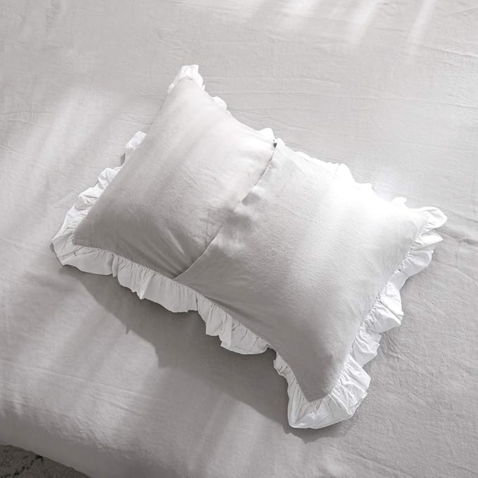 Linen Duvet Cover Set - Queen - 3 Piece