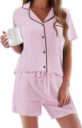 Women's Pajama Set - Short Sleeve - 2 Piece