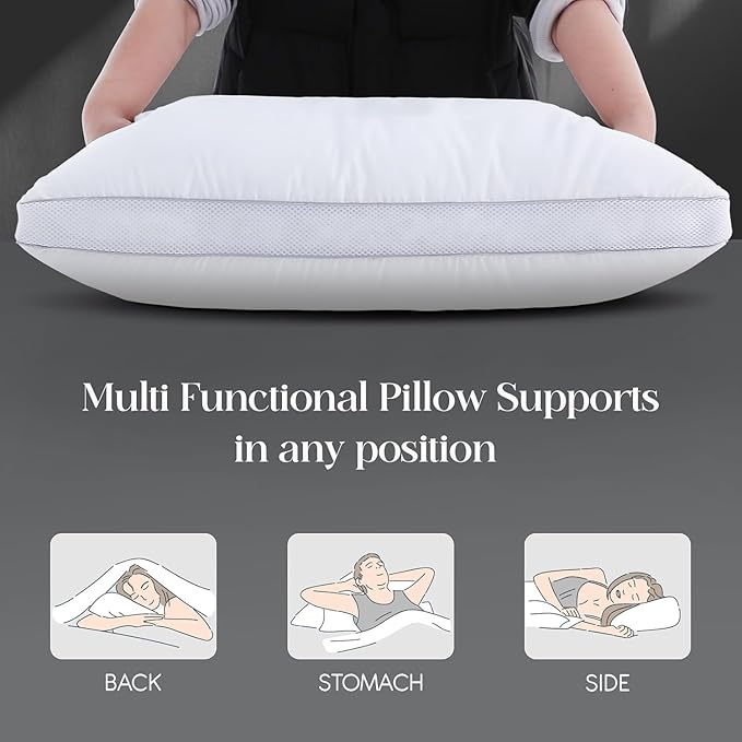 Bed Pillow - King - 2 Piece
