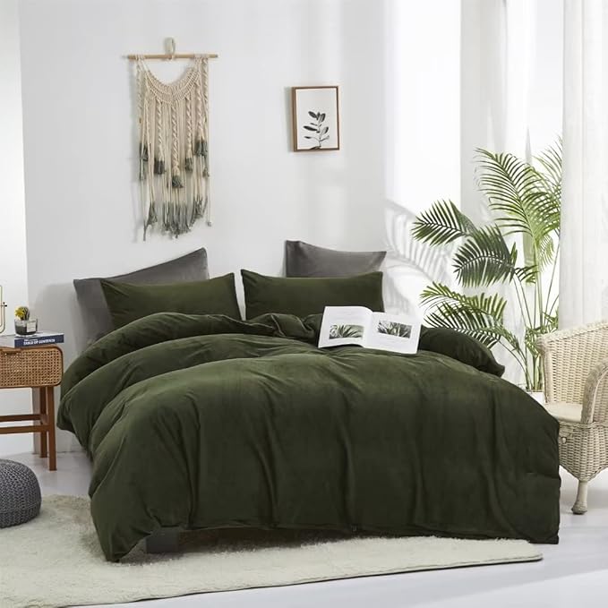Velvet Comforter Set - King - 3 Piece