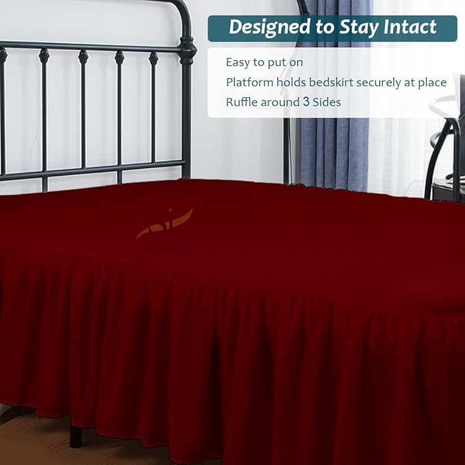 Linen Bed Skirt - Twin