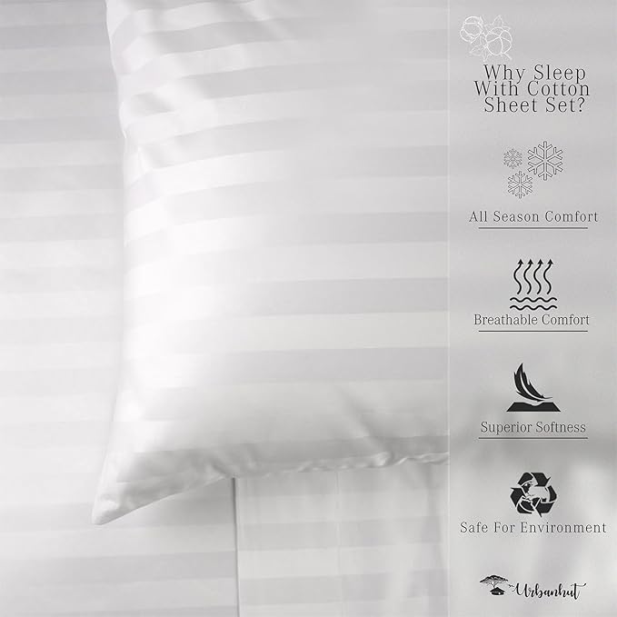 Bed Sheet Set - King - 16 in Deep Pocket - 4 Piece