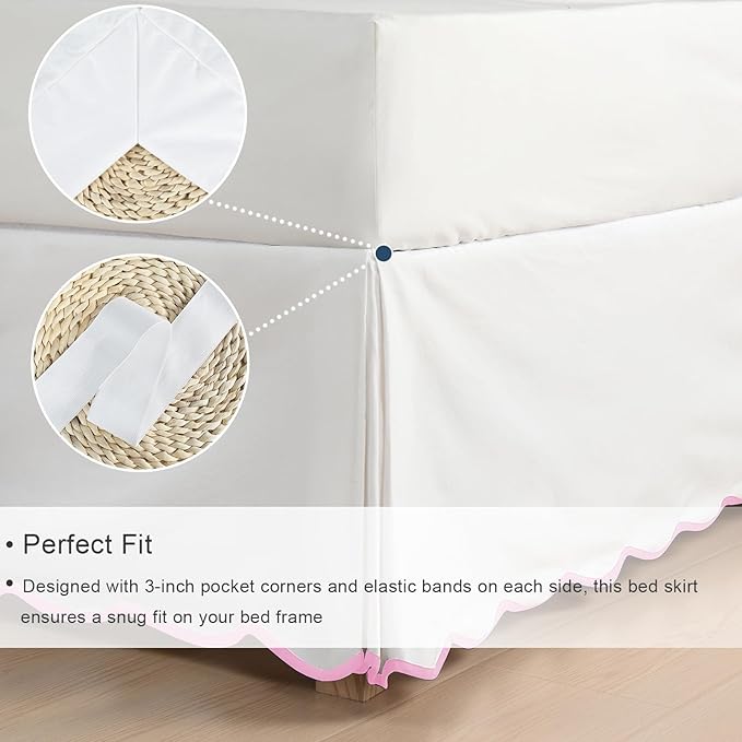 Bed Skirt - Queen - 14 in Drop