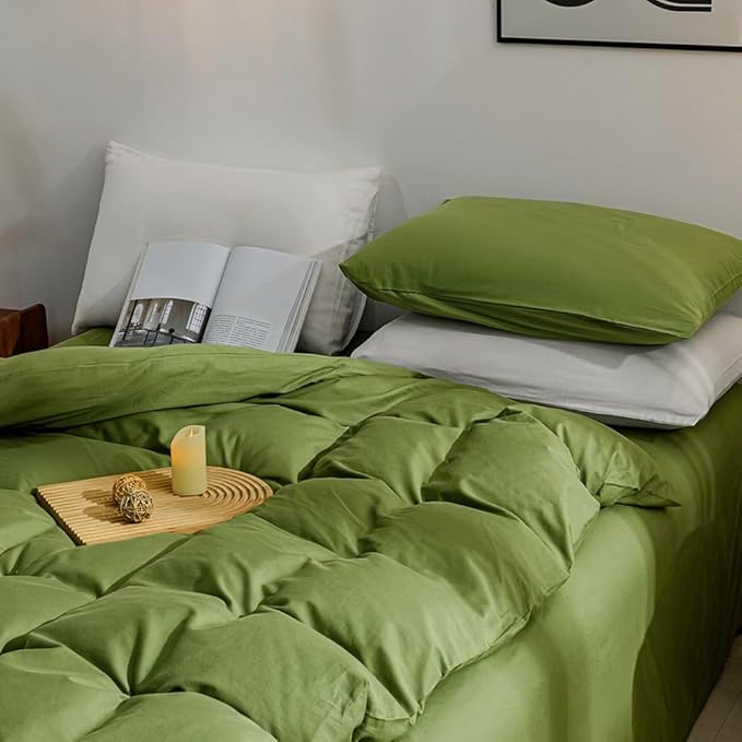Linen Duvet Cover Set - Full - 3 Piece