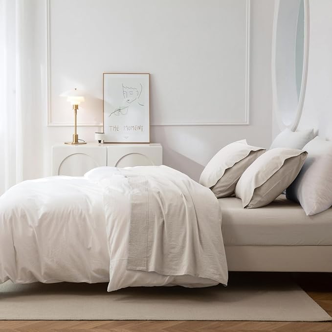 Linen Bed Sheet Set - King - 4 Piece