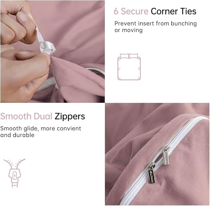 Linen Duvet Cover Set - Twin - 2 Piece