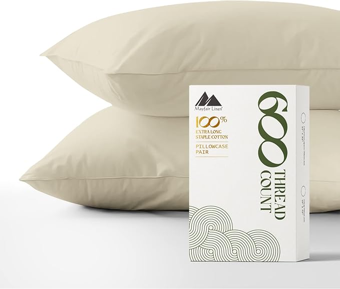 Linen Pillowcase Set - Queen - 2 Piece