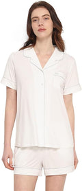 Women's Bamboo Pajama Set - Short Sleeve - 2 Piece