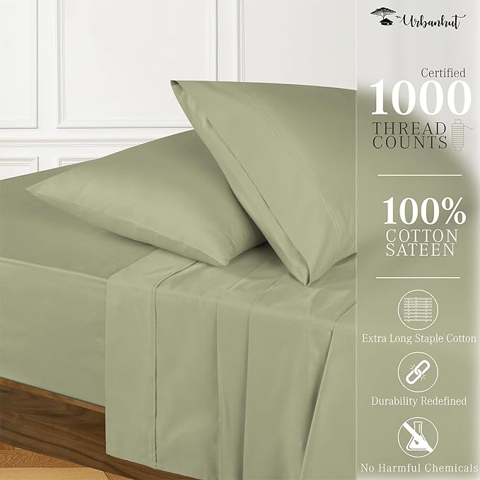 Bed Sheet Set - King - 16 in Deep Pocket - 4 Piece