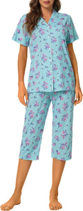 Capri Pajama Set - Short Sleeve - 2 Piece
