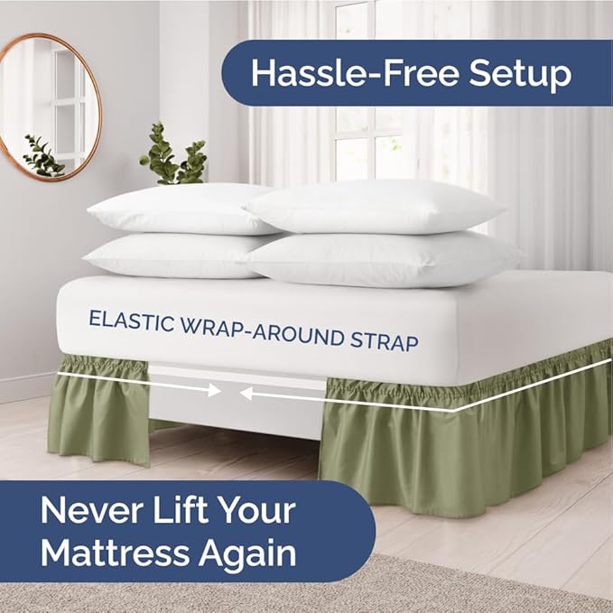 Bed Skirt - Twin XL - 12 in Drop
