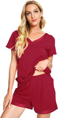 Women's Bamboo Cooling Pajama Set - Short Sleeve - 2 Piece