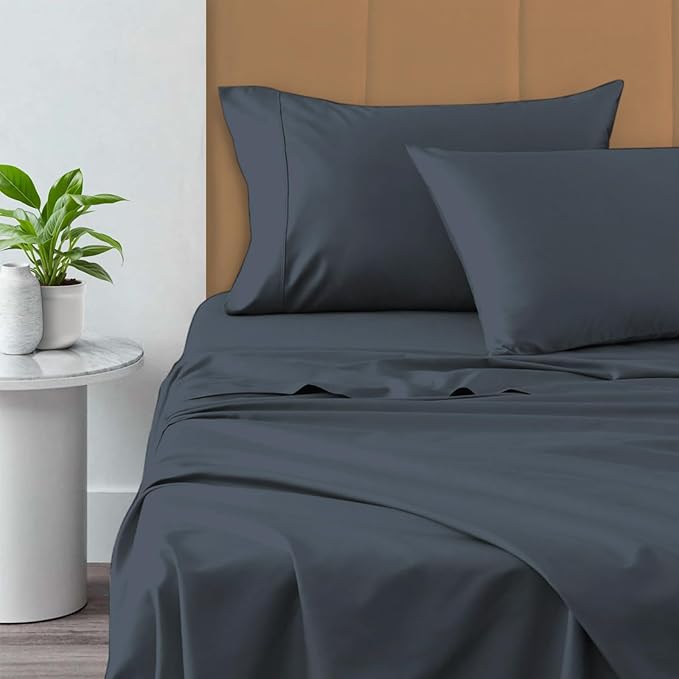 100% Cotton Bed Sheet Set - Queen - 15 in Deep Pocket