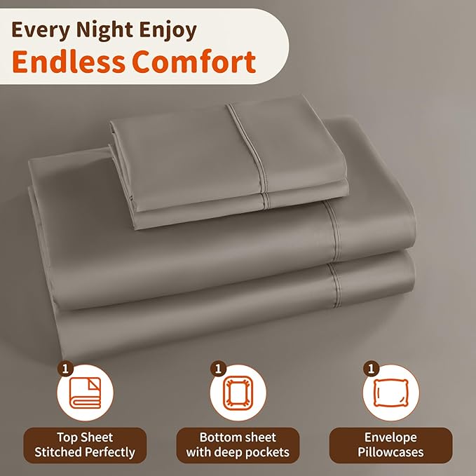Bed Sheet Set - Twin XL - 3 Piece