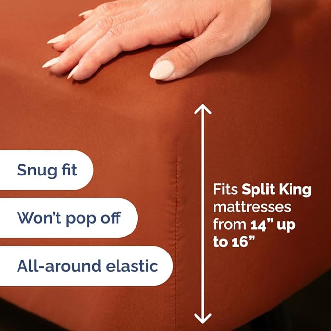 Cooling Bed Sheet Set - King - 4 Piece