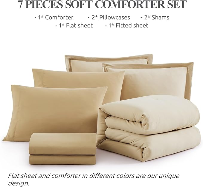 Comforter Set - Queen - 7 Piece