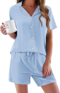 Women's Pajama Set - Short Sleeve - 2 Piece