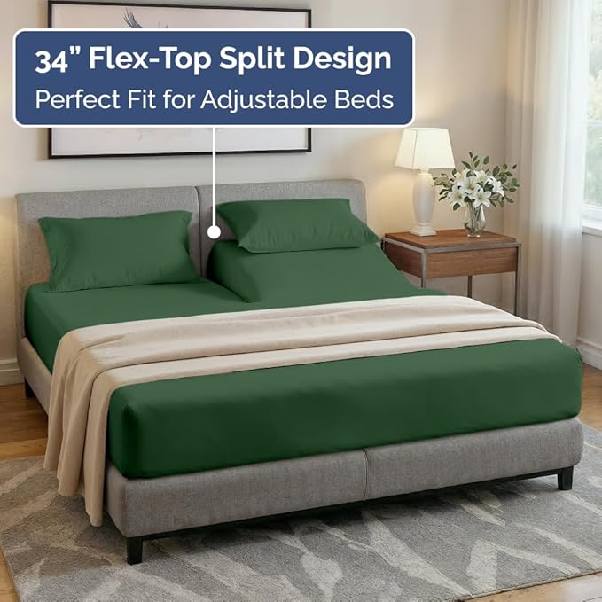 Cooling Bed Sheet Set - King - 4 Piece
