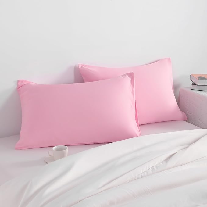 Microfiber Pillowcase Set - Standard - 20 x 26 in - 2 Pack - 2 Piece