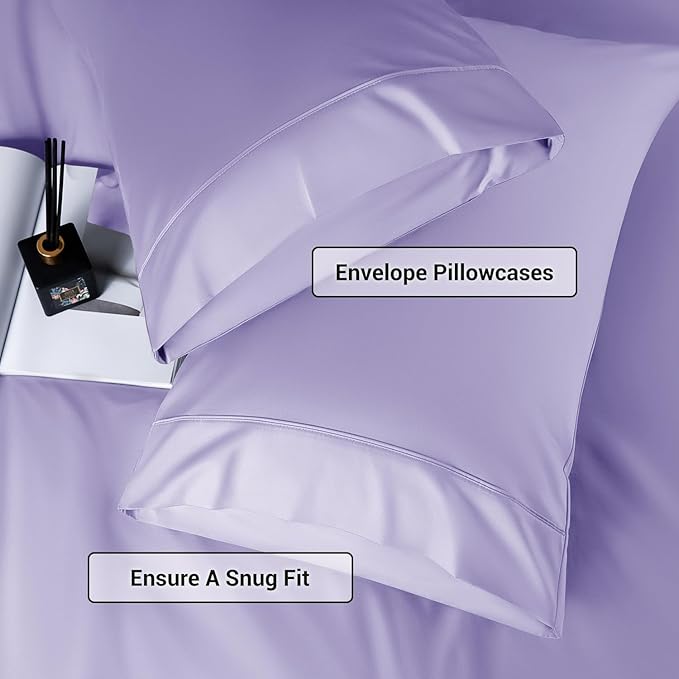 Bamboo Cooling Bed Sheet Set - King - 4 Piece