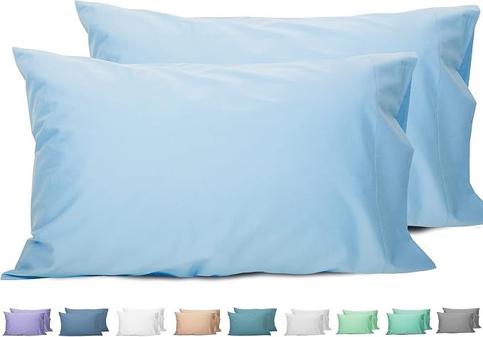 100% Cotton Pillowcase Set - Queen - 20 x 30 in - 2 Piece