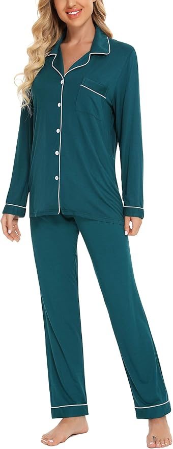 Women's Pants Pajama Set - Long Sleeve - 2 Piece