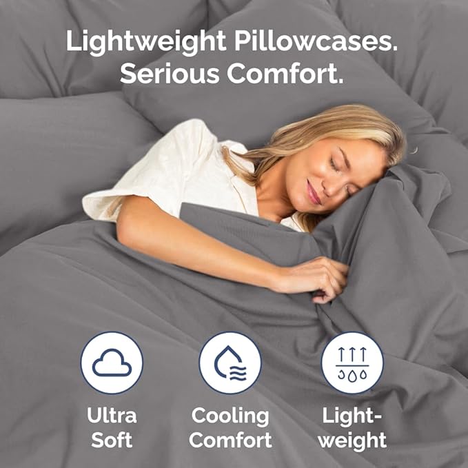 Pillowcase Set - King - 4 Pack - 4 Piece