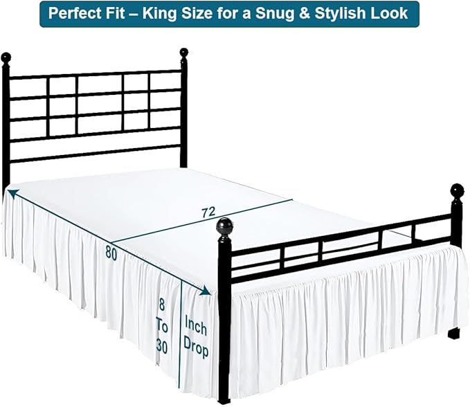 Linen Bed Skirt - King
