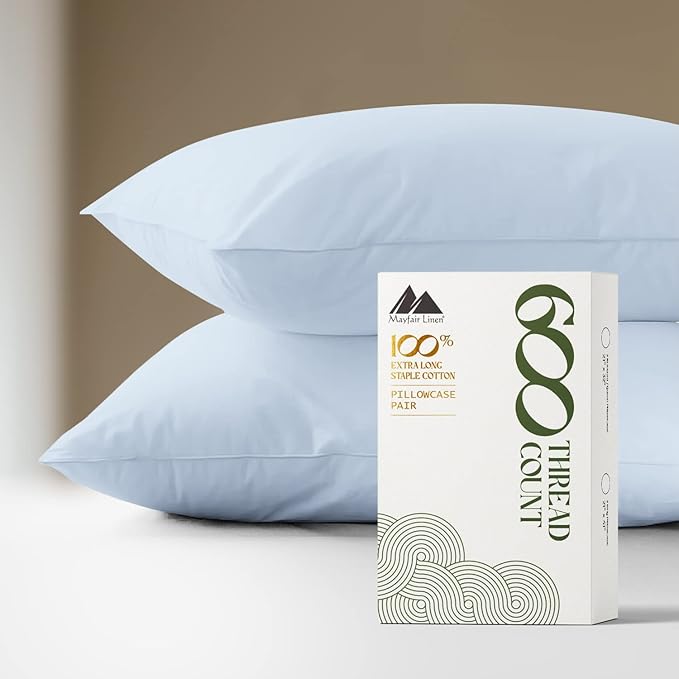 Linen Pillowcase Set - Queen - 2 Piece