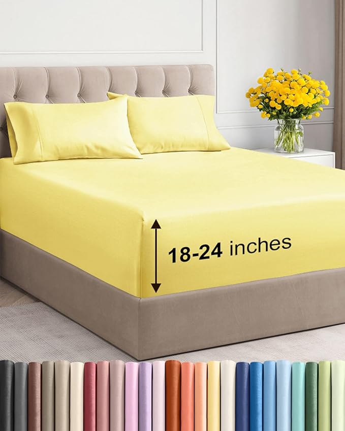 Cooling Bed Sheet Set - Twin XL - 4 Piece