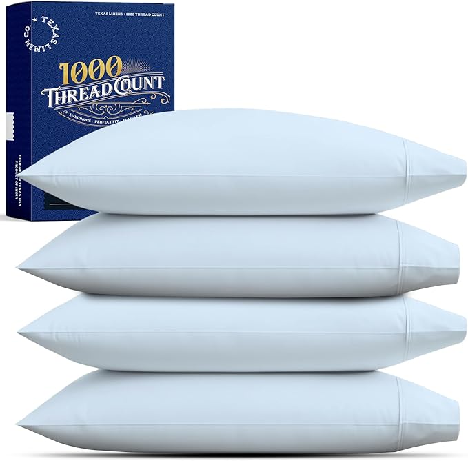 Linen Cooling Pillowcase Set - Queen - 4 Piece