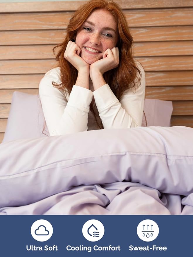Cooling Bed Sheet Set - Twin - 4 Piece