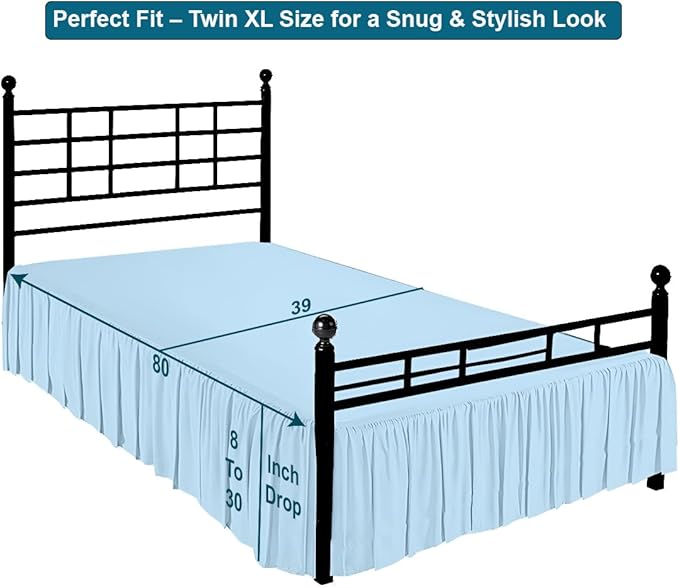 Linen Bed Skirt - Twin