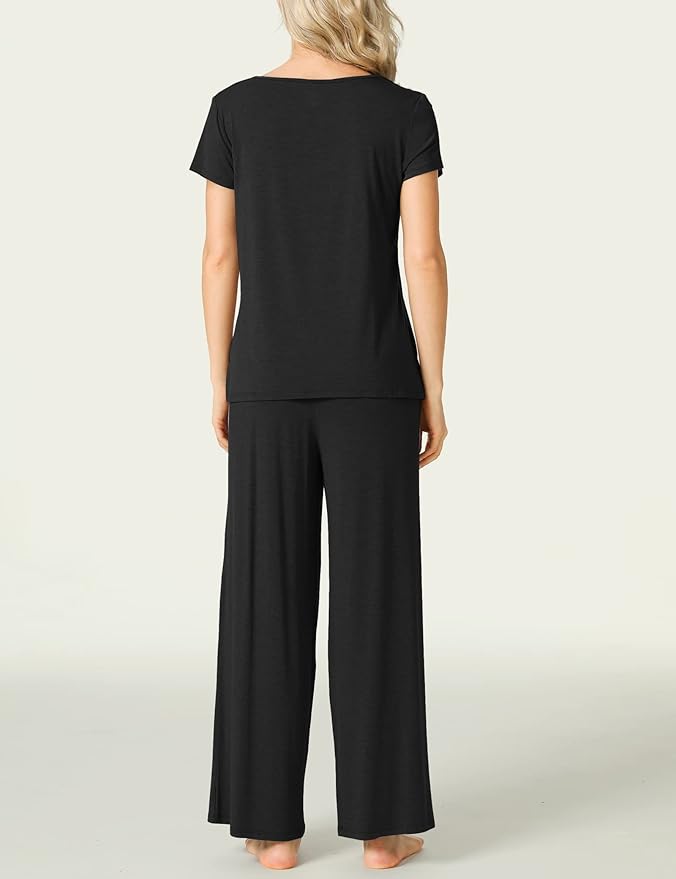 Bamboo Pajama Set - Short Sleeve - 2 Piece