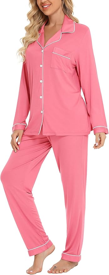 Women's Pants Pajama Set - Long Sleeve - 2 Piece