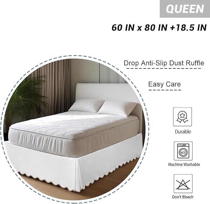 Bed Skirt - Queen - 18 in Drop