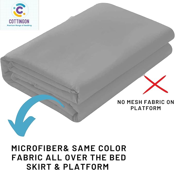 Microfiber Bed Skirt - Full - 22 in Drop