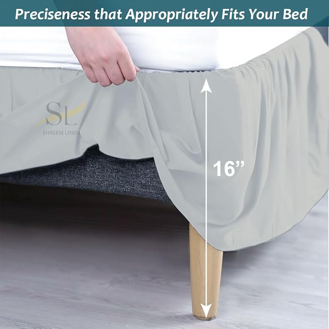 Linen Bed Skirt - Full
