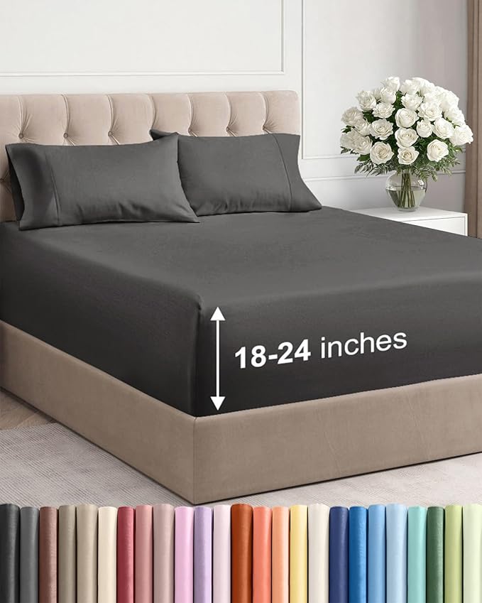 Cooling Bed Sheet Set - Twin XL - 4 Piece