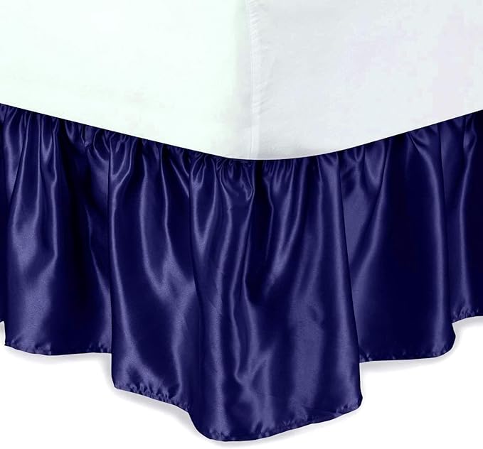 Satin Bed Skirt - Twin - 15 in Drop