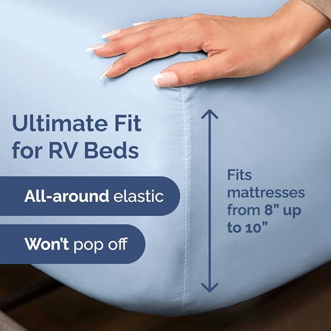 Cooling Bed Sheet Set - Queen - 4 Piece