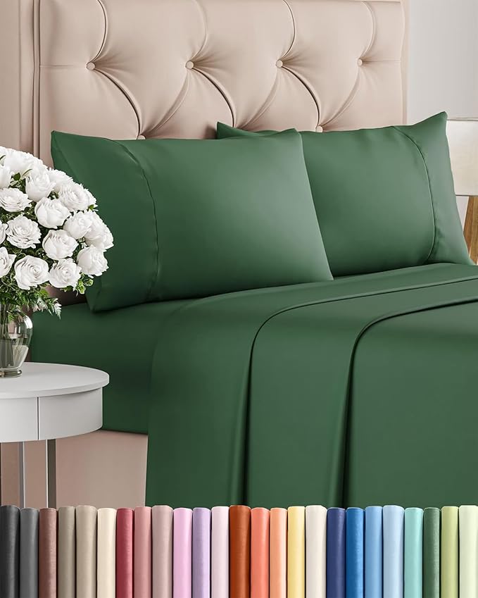 Cooling Bed Sheet Set - Twin - 16 in Deep Pocket - 4 Piece